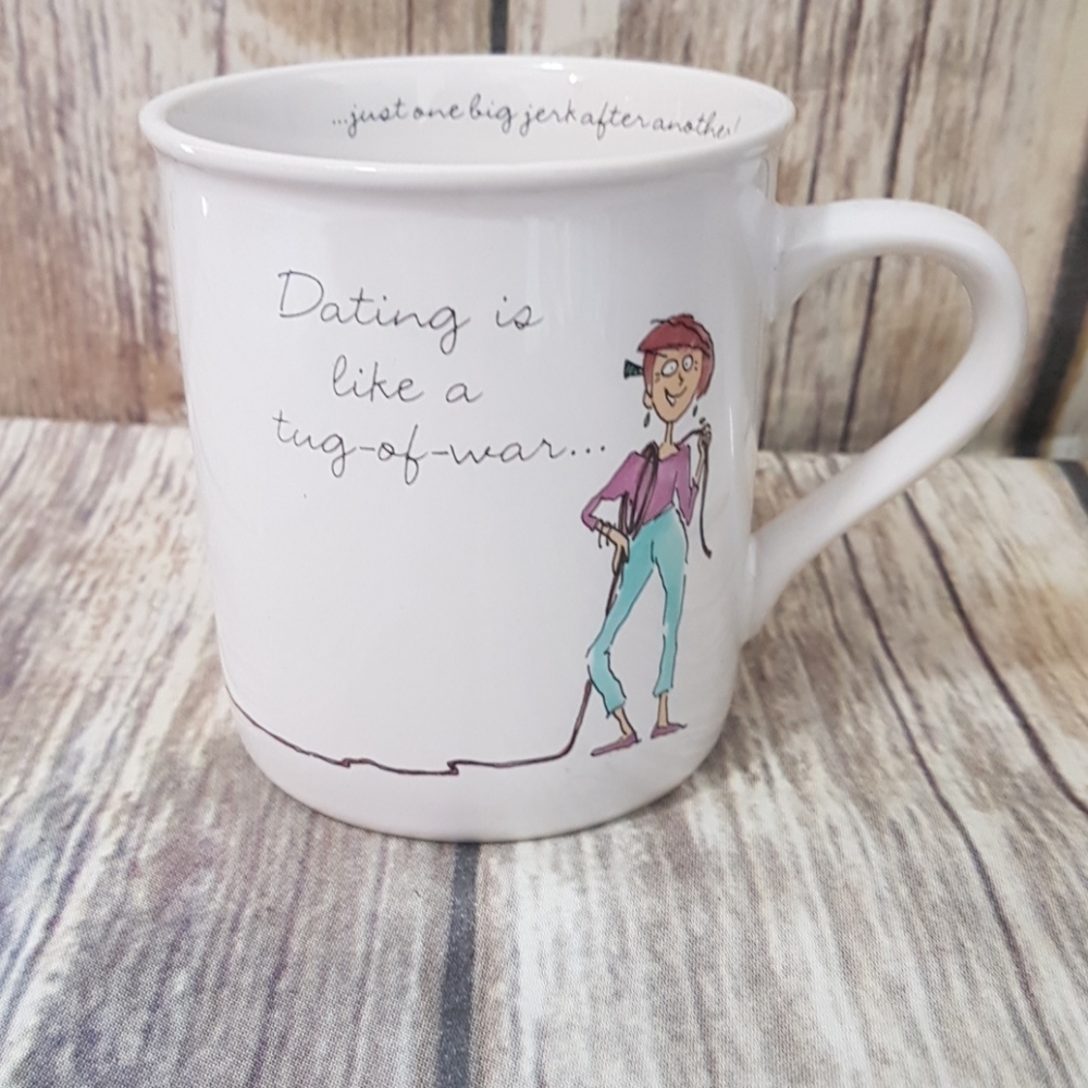 Dating is like...Vintage Rim Shots mug